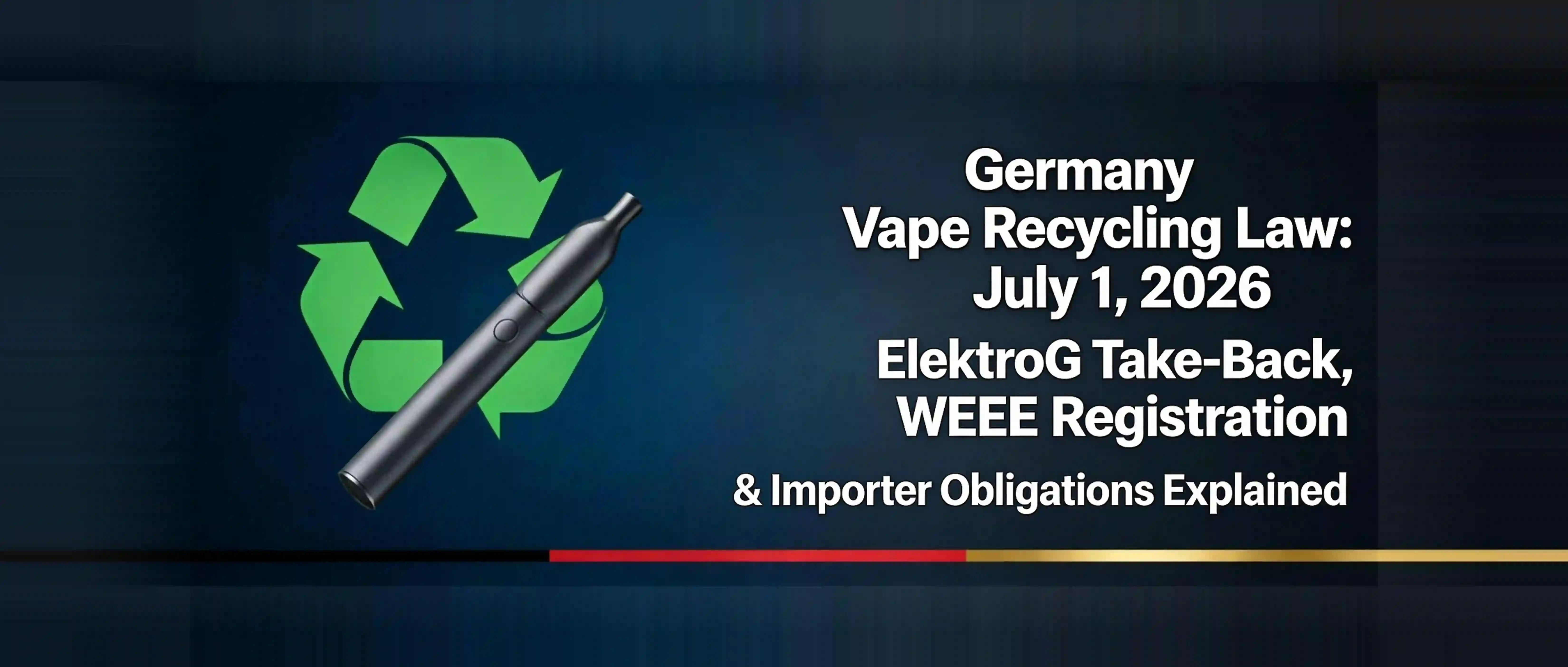 Germany Vape Recycling Law 2026: ElektroG Take-Back Explained