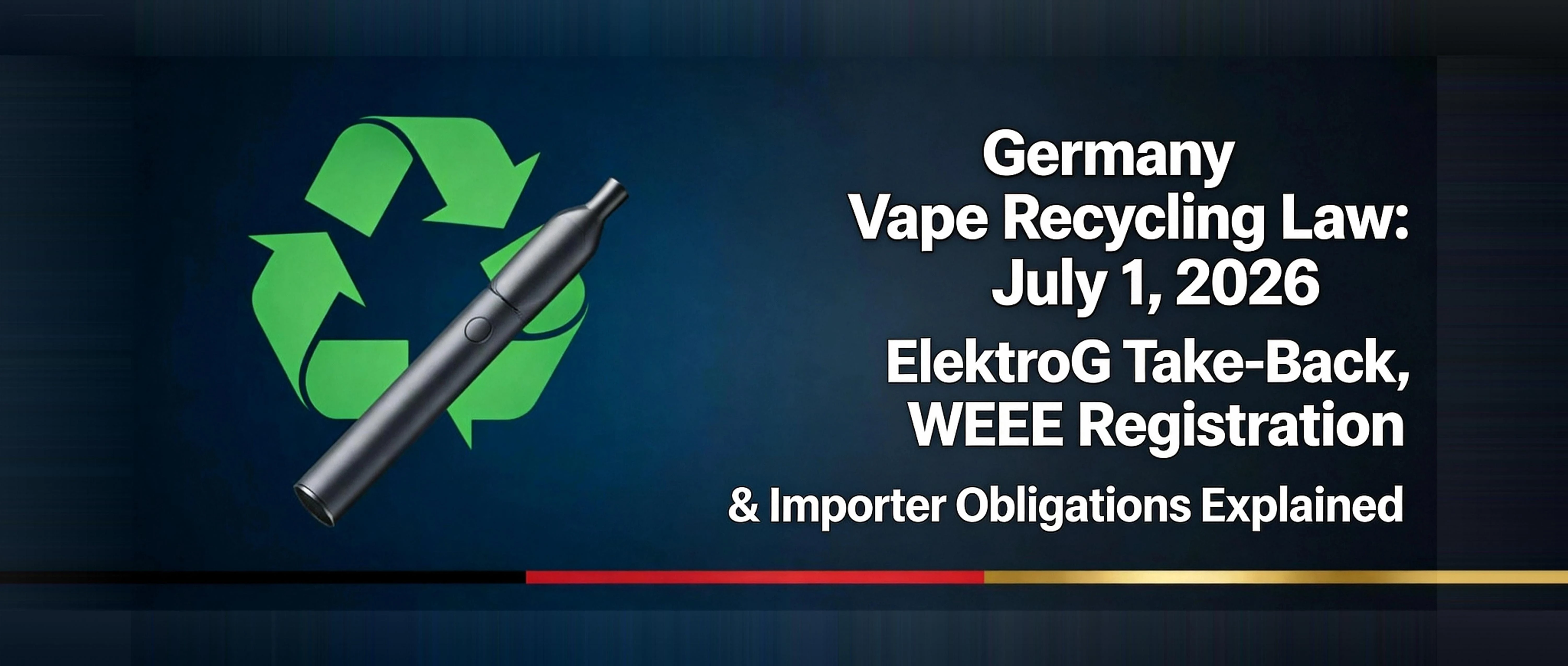 Germany Vape Recycling Law 2026: ElektroG Take-Back Explained