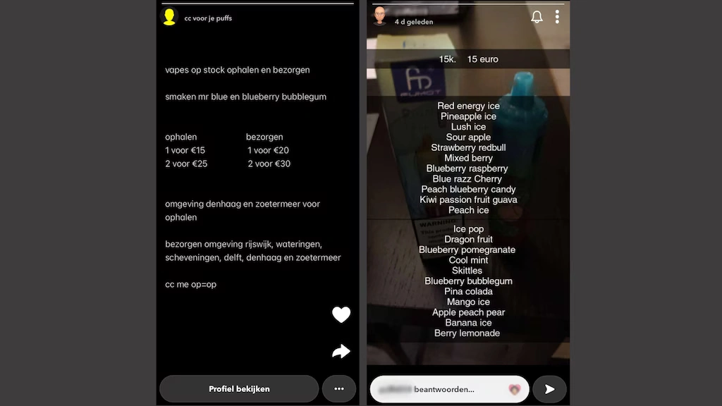 Dutch Public Health Organizations Sue Snapchat for Allowing Illicit E-Cigarette Products