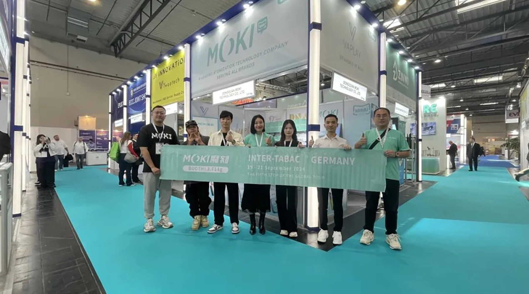 MOKI Vape في معرض Inter Tabac Expo في دورتموند