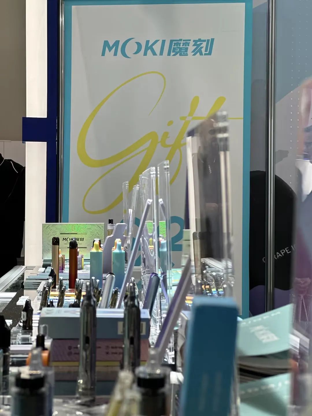MOKI vape pod-kit på inter tabac expo i dortmund