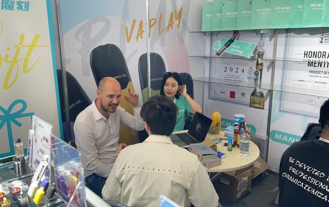 MOKI vape pod-kit på inter tabac expo i dortmund