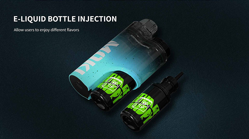 MK M61 cool mint vape bar replaceable e-liquid tank