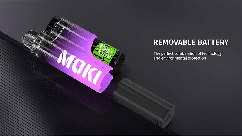 MK M61 cool mint vape bar replaceable battery