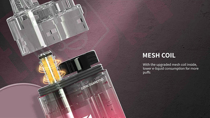 MK M61 cool mint vape bar mesh coil