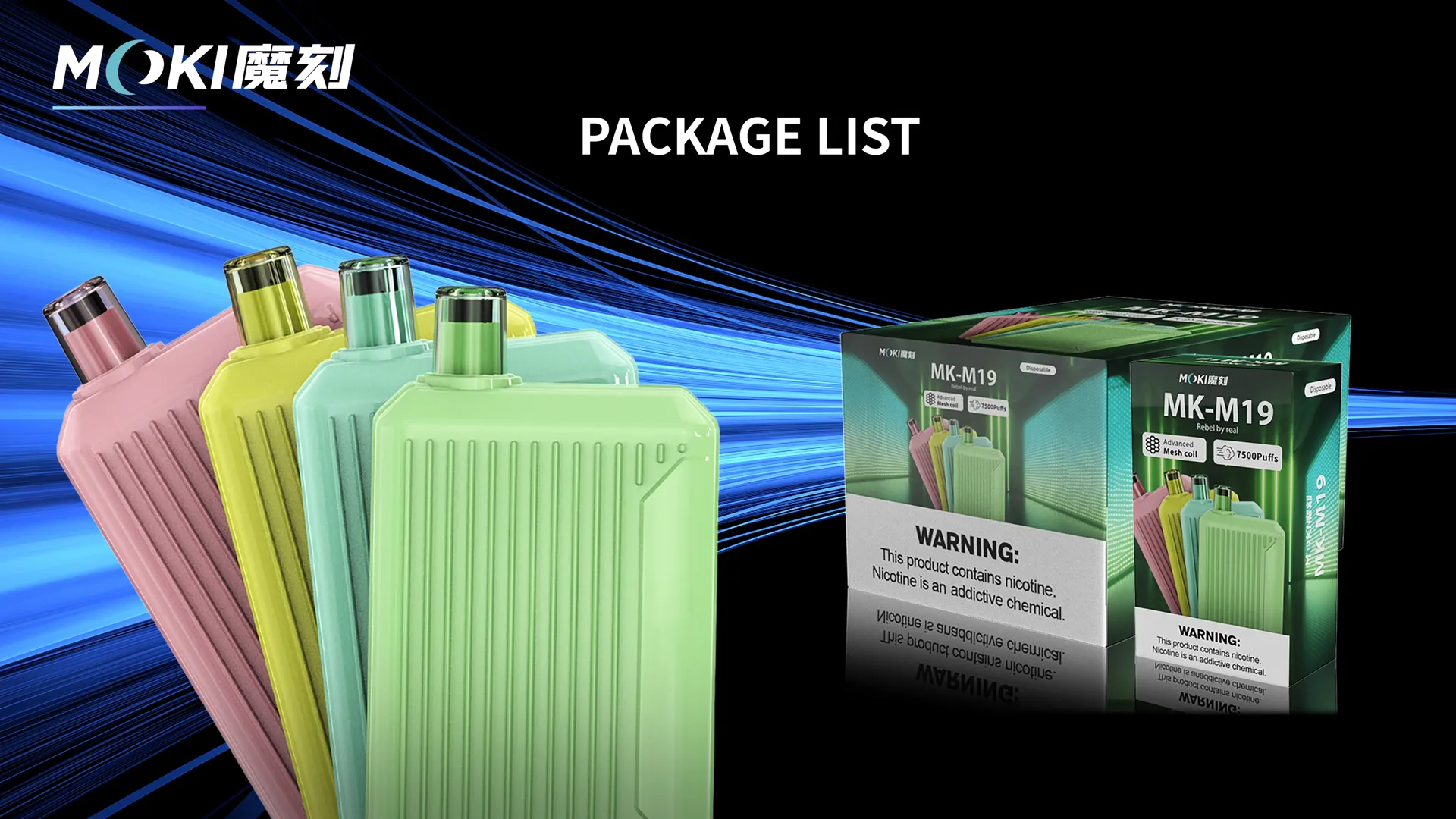 M19 Dubbele Spoel Mint Vape