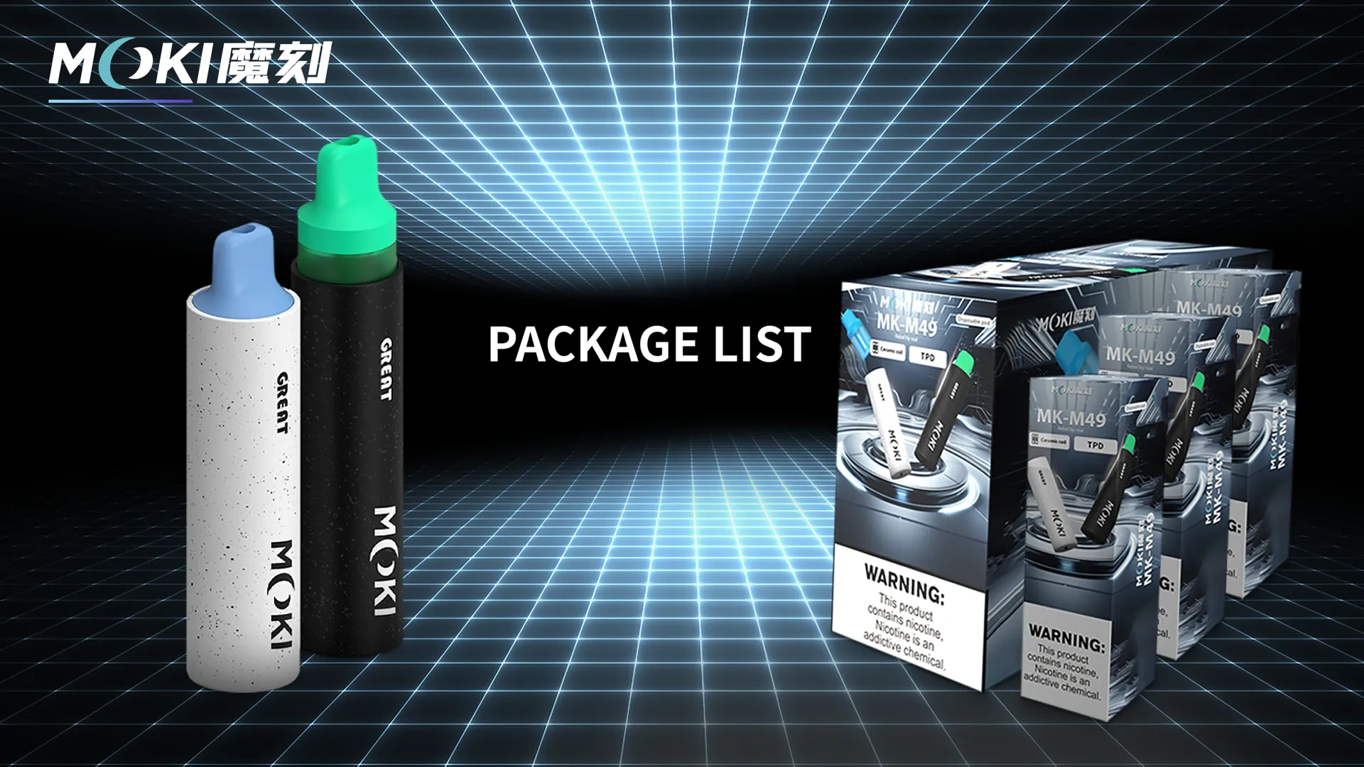 Paklijst van M49 Mini Vape Pen