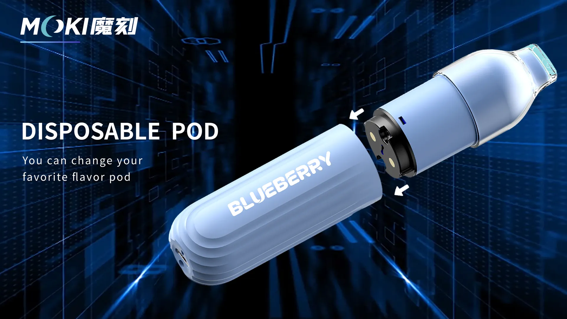 M4 Oplaadbare Vape Pens met Fruitsmaak