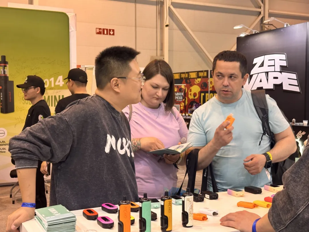 Η MOKI λάμπει στο VAPE CLUB SHOW 2025 Russia