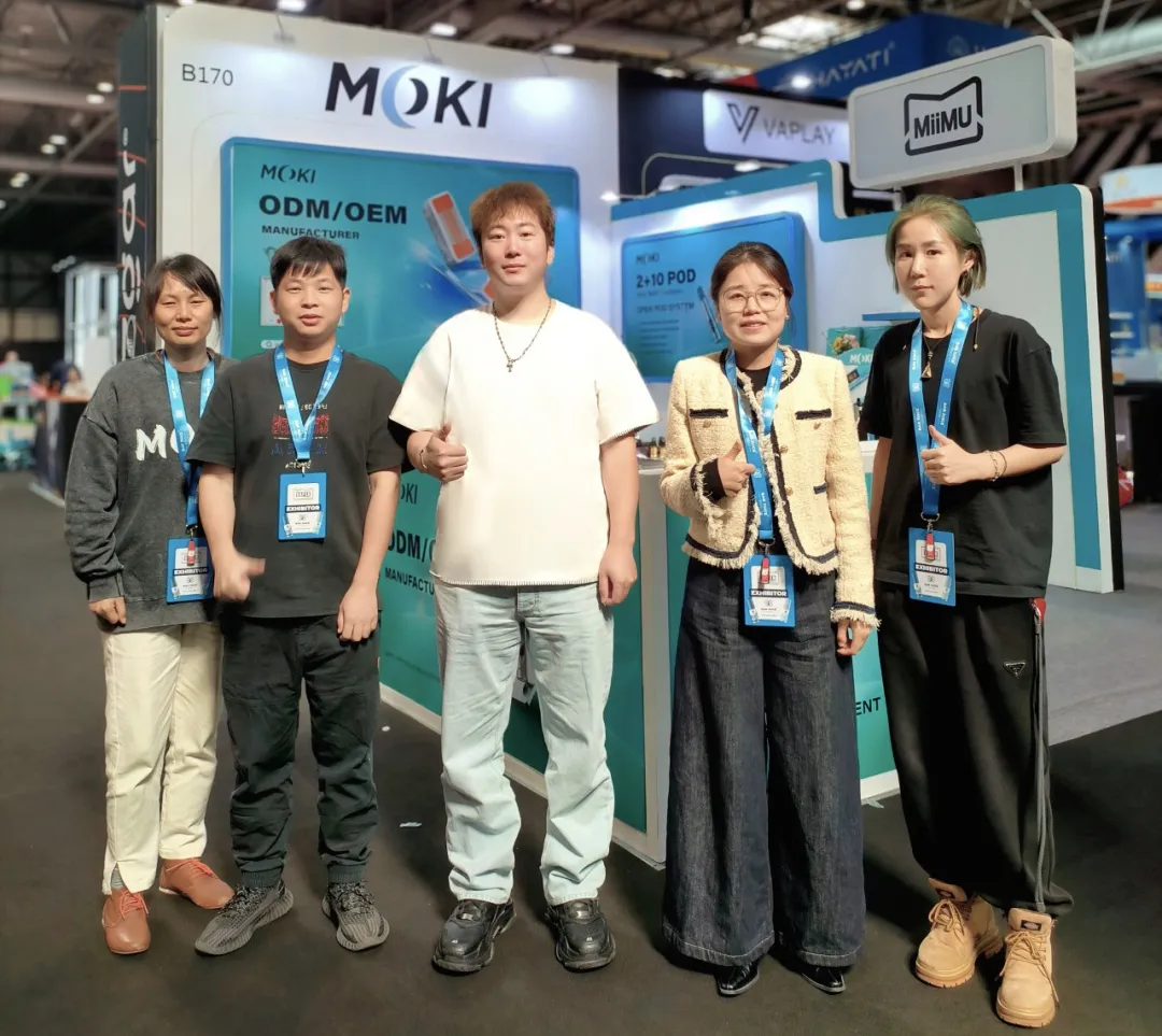 MOKI toont reeks MiiMU-producten met keramische kern op Vaper Expo UK 2025