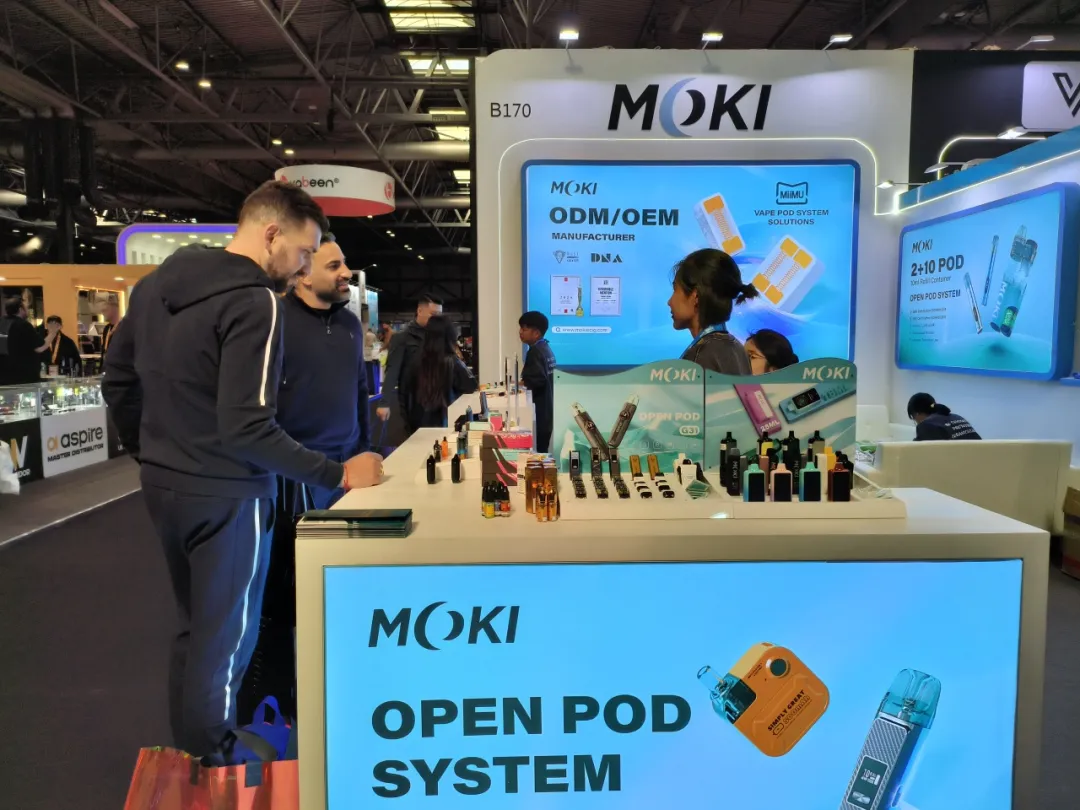 MOKI stellt auf der Vaper Expo UK 2025 eine Reihe von MiiMU-Keramik-Kernprodukten vor