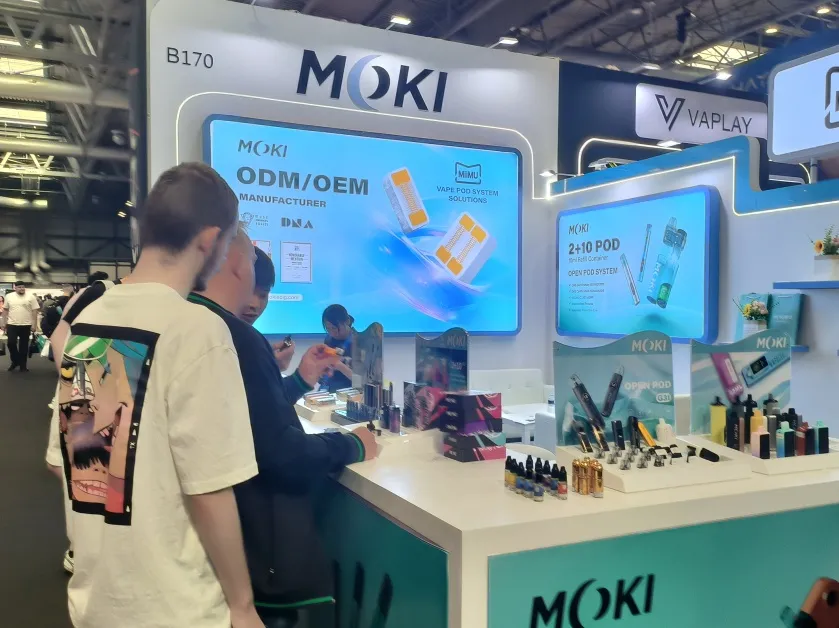 MOKI stellt auf der Vaper Expo UK 2025 eine Reihe von MiiMU-Keramik-Kernprodukten vor