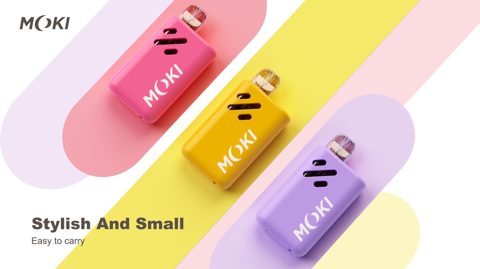 MOKI VAPE MK-M79: Mini Portable Vape with 5000 Puffs & Visible E-Liquid Tank | MOKI