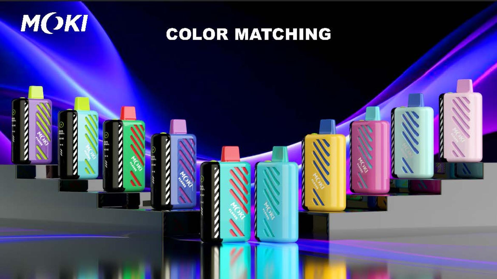 MOKI MK-M89 Vape Bar: 18 ml Capaciteit, Verstelbare Power & Airflow | Slimme LED Display