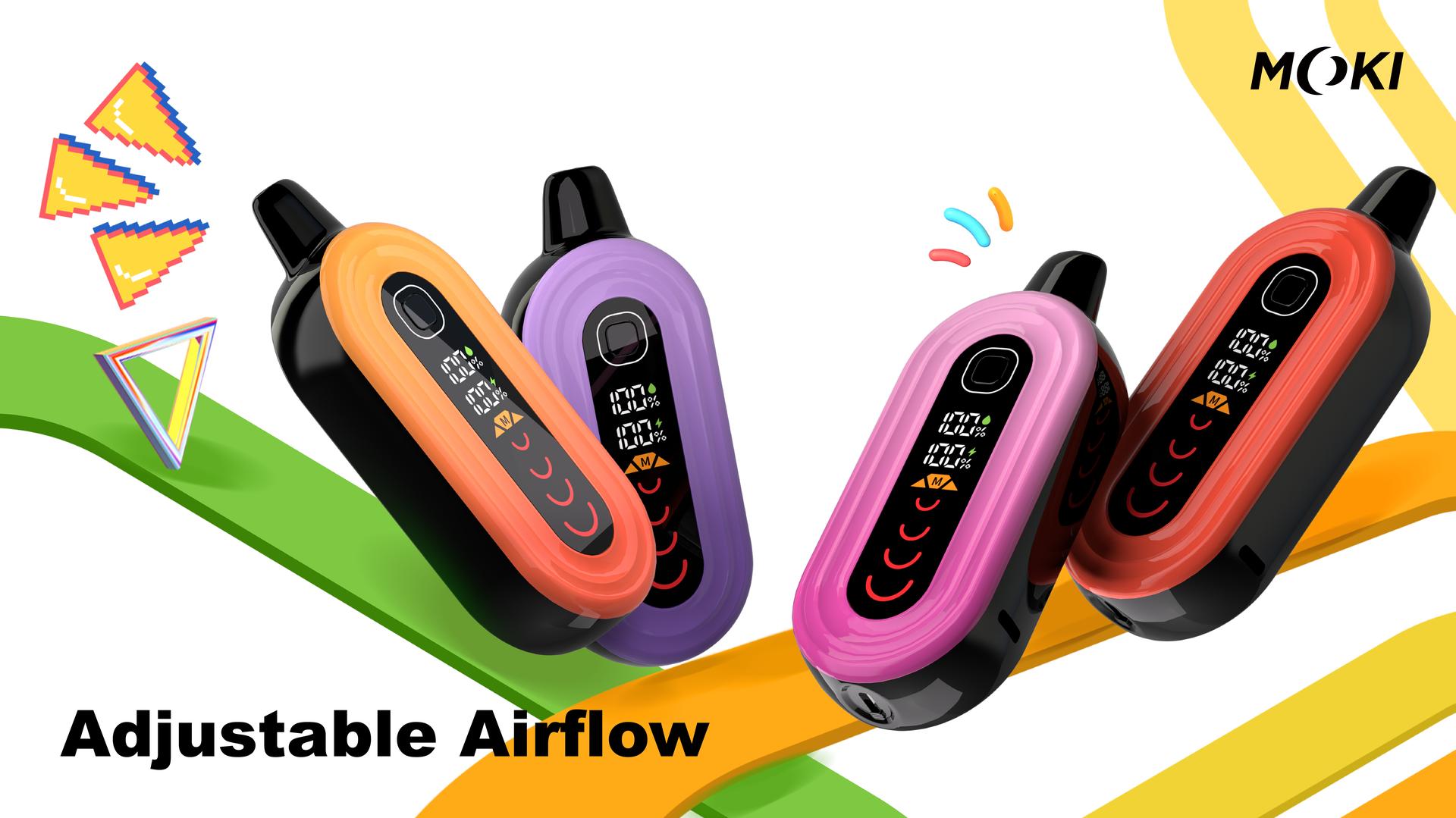 MOKI MK-OL11 Vape - Bobina de cerâmica de 12.000 baforadas e modos ajustáveis